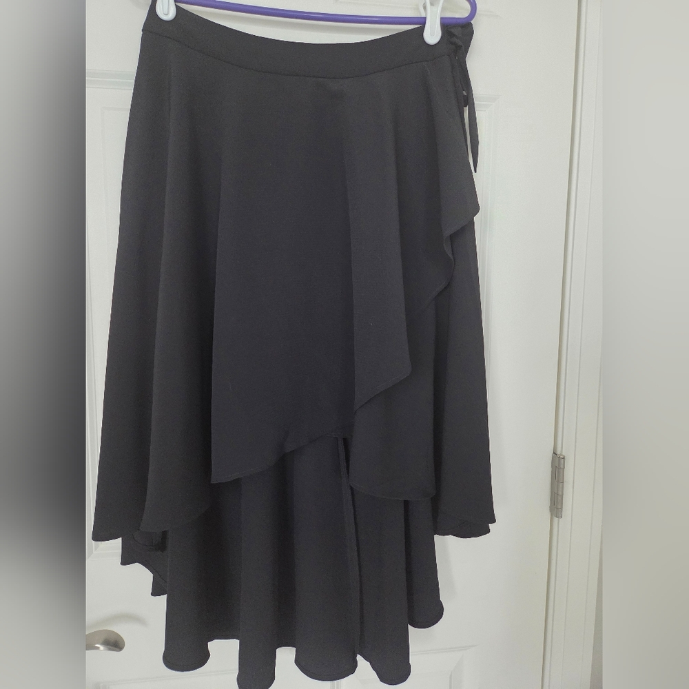 Express High/Low Black Skirt
